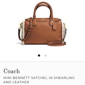 Sherpa coach purse